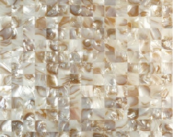 Iridescent Seamless Mother of Pearl Mosaic Tile for Luxury Kitchen & Bathroom