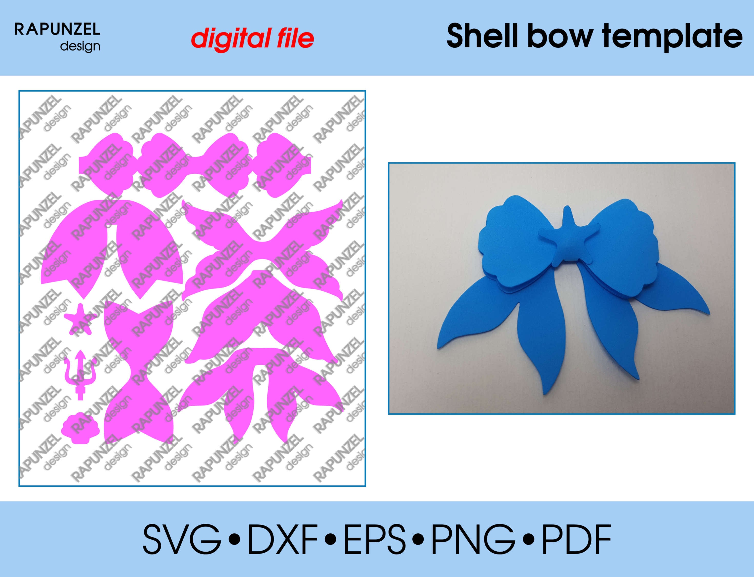 Free Free 100 Free Svg Mermaid Tail Bow SVG PNG EPS DXF File