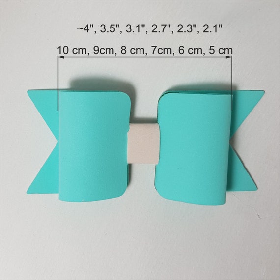 Plywood Wooden Plastic Wide Hair Bow Template Trace And Cut 4 35 31 27 23 2