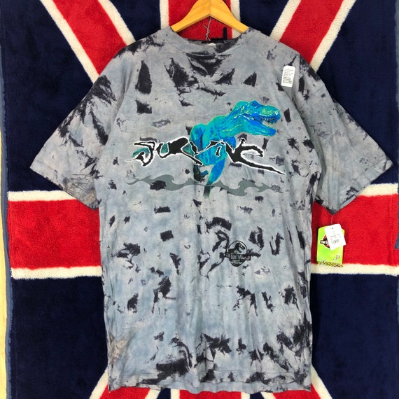 Vintage Jurassic Park tye dye tshirt