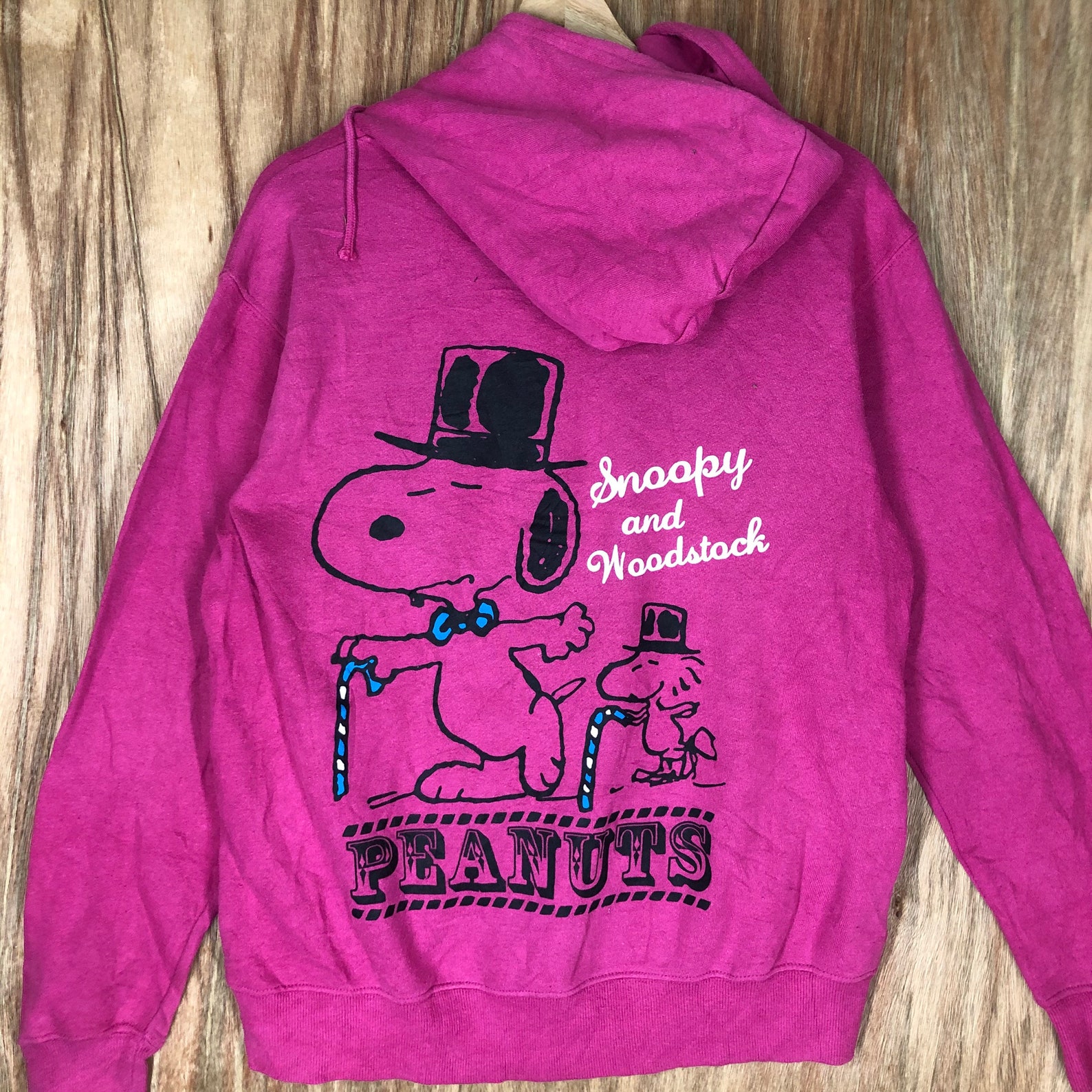 Rare Peanuts Hoodie Big Print size Large Etsy