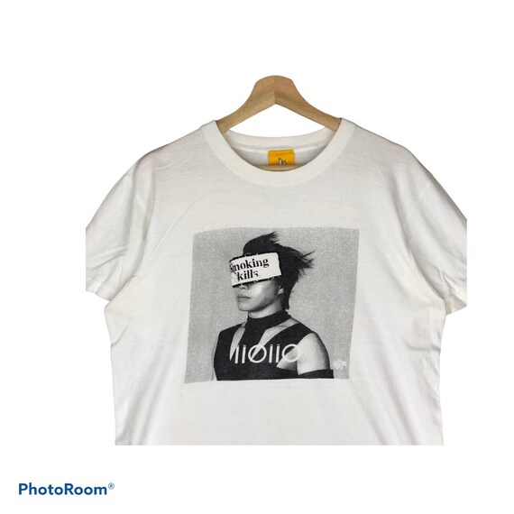 Rare Japanese Brand Fr2 Smoking Kills Design Big Logo Screen Medium