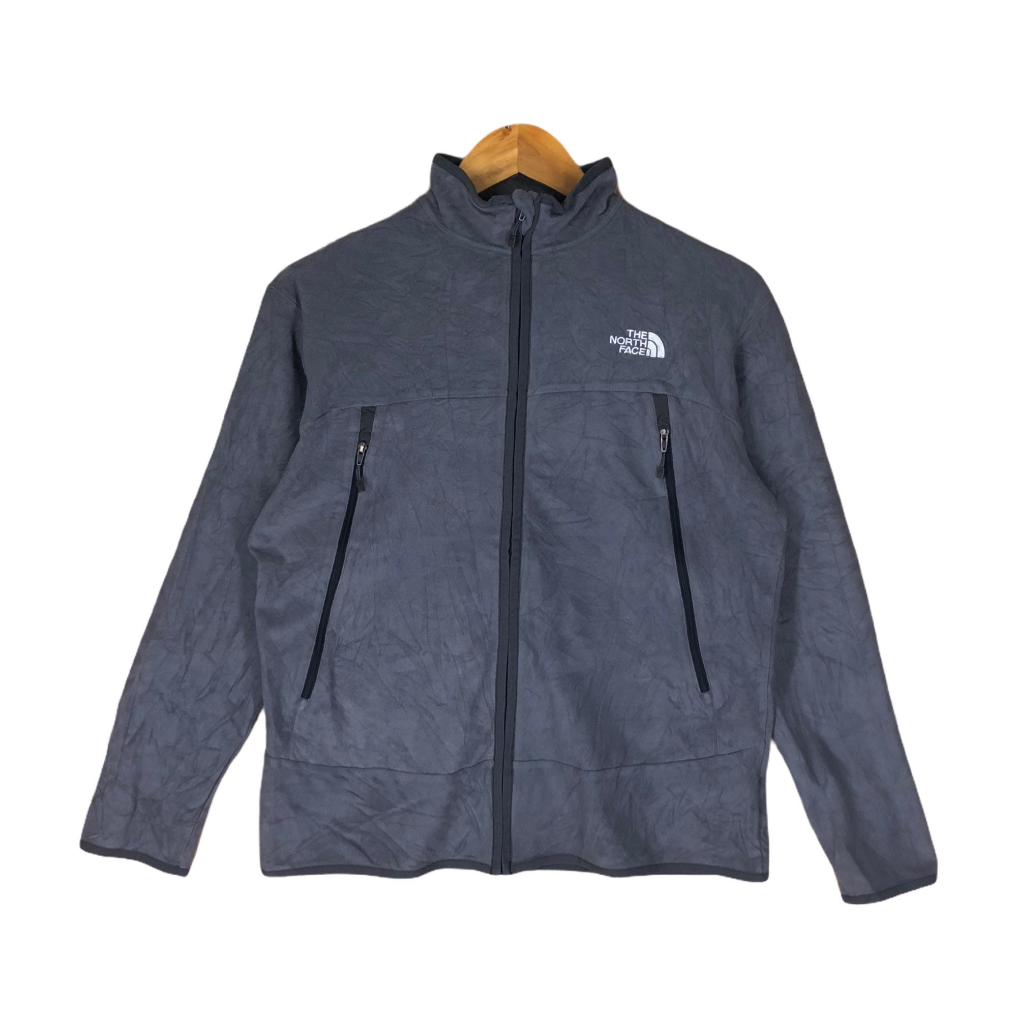 Rare Full zipper The north face Small logo embroidery with Etsy