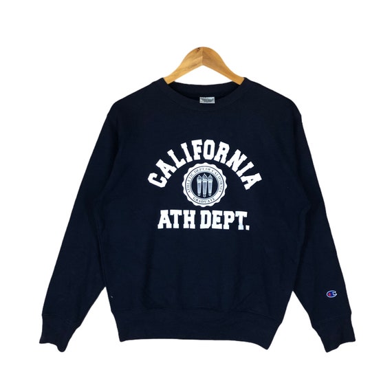 Rare Sweatshirt Pullover Champion California Ath Dept Big | Etsy