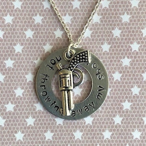 Hamilton musical theatre necklace - not throwing away my shot