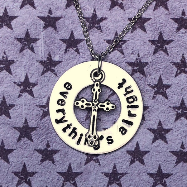 Jesus Christ Superstar musical theatre necklace - everythings alright