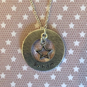 Hamilton, a.ham, charm musical theatre necklace