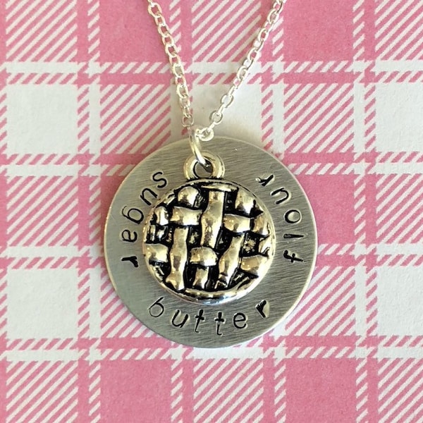 Waitress musical theatre necklace  - sugar, butter, flour