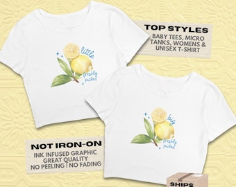 Freshly Picked Lemons Big Little Shirts // Limoncello Reveal Theme // Sorority Big Little Baby Tees, Tank Tops, T-Shirts
