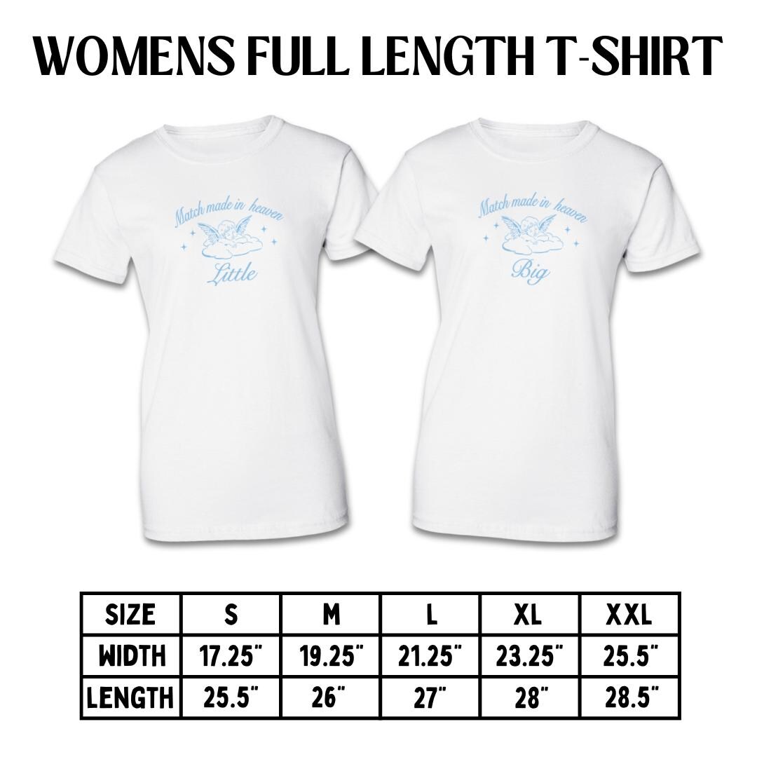 Match Made in Heaven Big & Little Tees // Angel Aesthetic