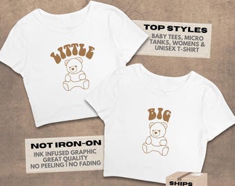 Beary Cute Big Little Shirts // Teddy Bear Reveal Theme // Sorority Big Little Baby Tees, Tank Tops, T-Shirts