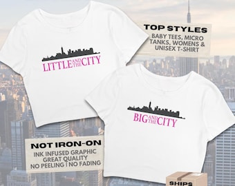 Little and the City Big Little Shirts // New York Reveal Theme // Sorority Big Little Baby Tees, Tank Tops, T-Shirts