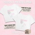 Freshly Picked Big Little Theme // Flower Bouquet, Farmers Market Reveal Theme // Sorority Big Little Baby Tees, Tank Tops, T-Shirts