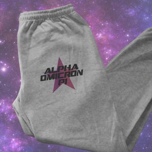 Sorority Pop Star Sweatpants // Sport Sorority Greek Event Merch // Bid Day, Initiation, Big Little // Sweat Sets