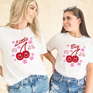 Big Little Cherry on Top Sorority Family Shirt
