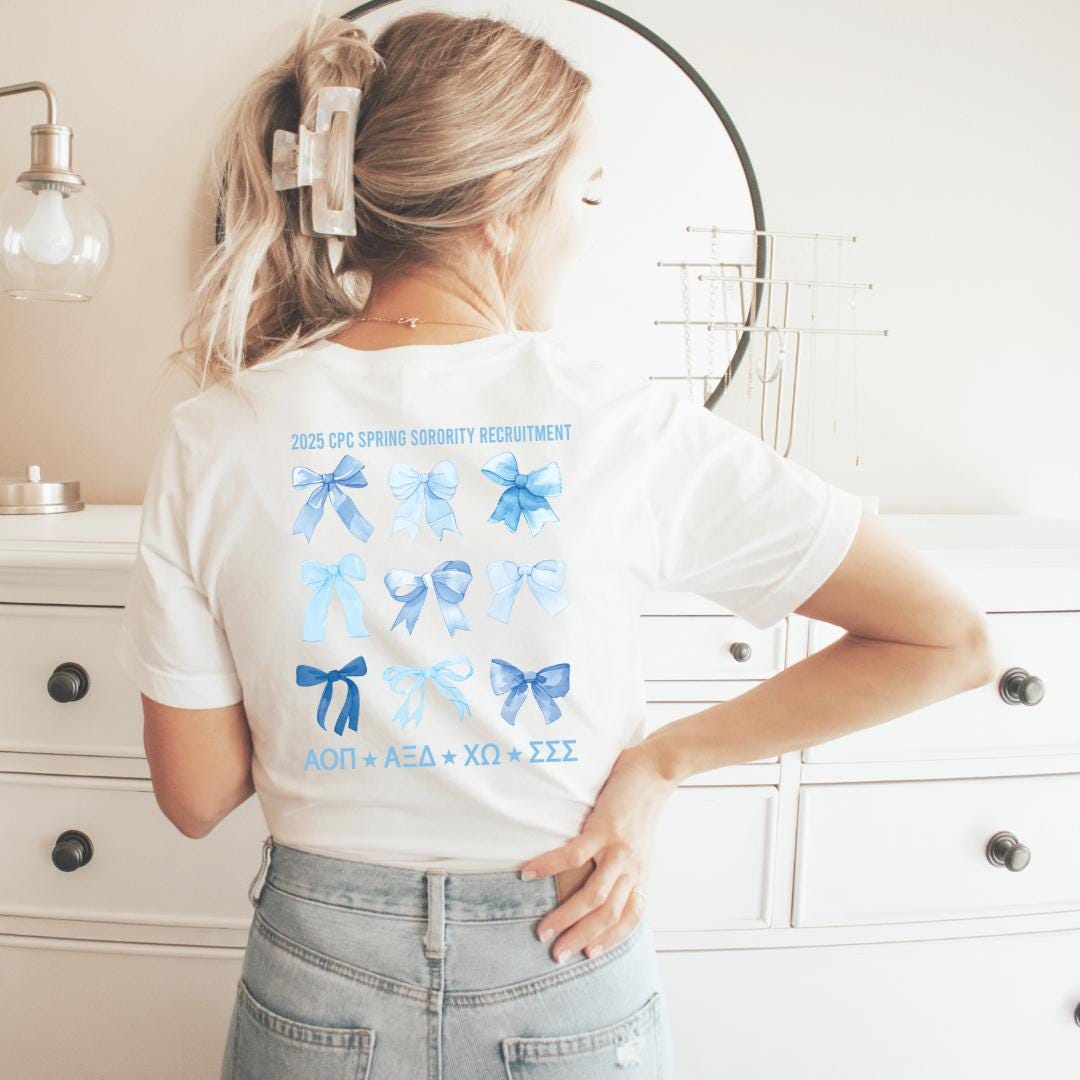 Custom Panhellenic Shirts - CPC Spring Shirts 2025 - Etsy