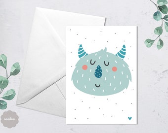 Cartolina Piccolo Mostro con Busta