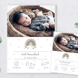Foto U-boekje hoes & vaccinatiecertificaat envelop, omslag, cadeau voor een geboorte