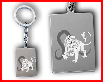 Portachiavi In Legno Segno Zodiacale Cancro - Inciso Al Laser - Ashton And Finch - 3