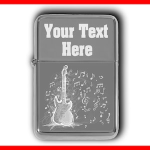 Gitarre Feuerzeug personalisiert, Personalisiertes Feuerzeug, Geschenk für Ihn, Vatertagsgeschenk, Geschenk für Papa, personalisiertes Geschenk
