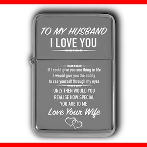 Personalisiertes Feuerzeug mit Gravur: Mann Geschenk