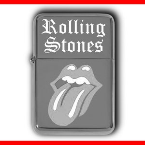 PERSONALIZED LIGHTER, Rolling Stones Lighter, Custom Engraved Oil Lighter, Candle Lighter, Cigarette Lighter, Torch Lighter, Photo Lighter
