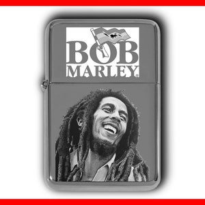 PERSONALIZED LIGHTER, Bob Marley Lighter, Custom Engraved Petrol Lighter, Candle Lighter, Cigarette Lighter, Torch Lighter, Custom Lighter