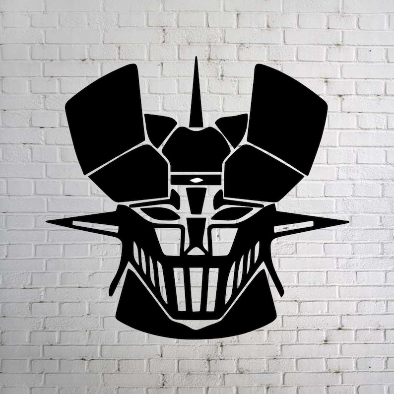 Mazinger Z Face Decal/Sticker Multiple Sizes Etsy