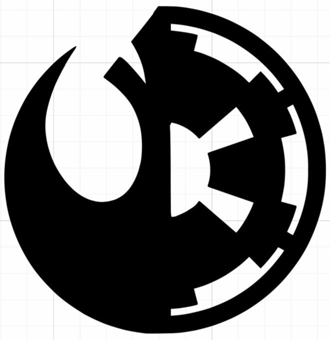 Star Wars White Throw Pillow Black Rebel Insignia 25 x 25 Inches Set of 2