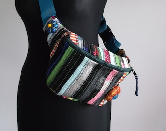 Hip bag, kidney bag, belt bag, fanny pack, for women.