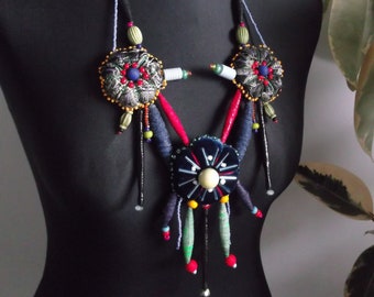 Native necklace, gypsy style, for women.