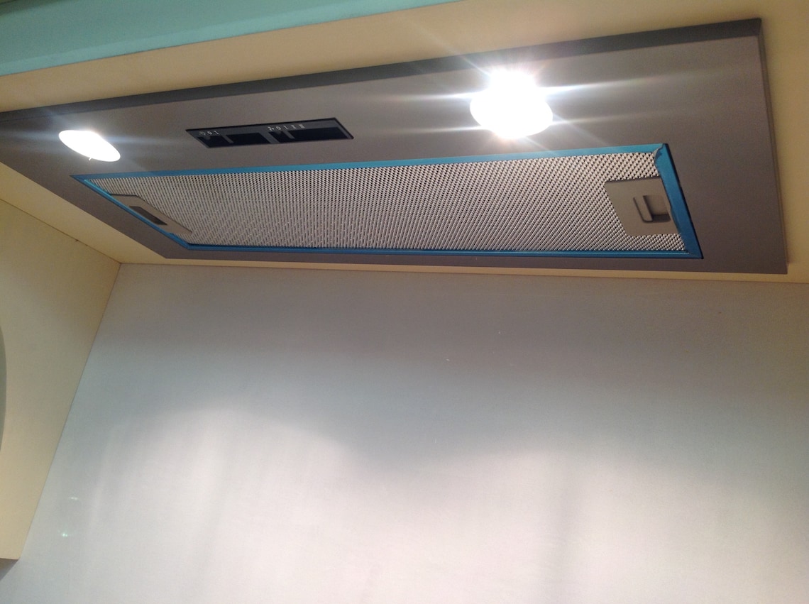 Cooker Hood C/w Extractor Fan Lights Recirculate or Vent Out Etsy UK
