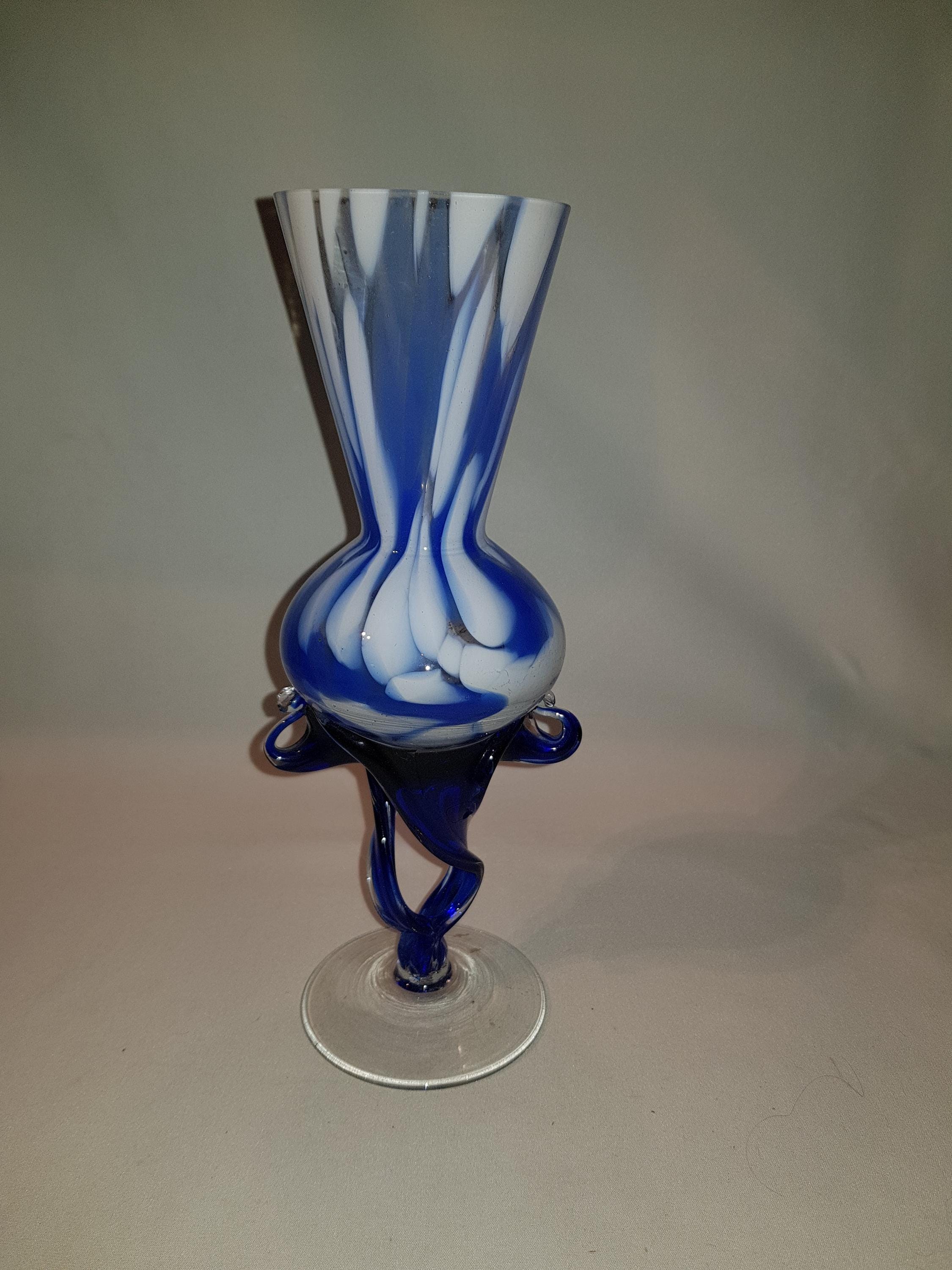 Jozefina Krosno Vase Blue - Etsy