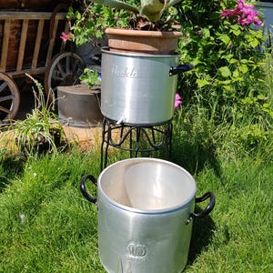 4 x oude ALU inmaakpotten