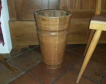 XXL Schirmständer massiv HOLZ rund & sehr stabil 46 cm