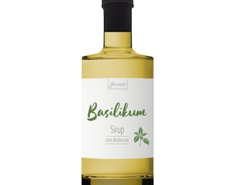 BIO Basilikum Sirup - Genüssle Basilikum Sirup vom Bodensee