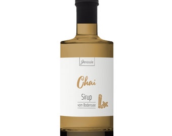 BIO Chai-Sirup 350ml - Genüssle Gewürzsirup aus Langenargen am Bodensee - Chaisirup