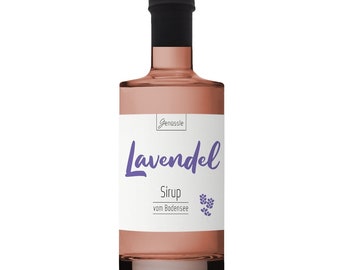 BIO Lavendelblüten-Sirup - Genüssle Lavendelsirup vom Bodensee - Lavendel Sirup