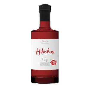 ORGANIC Hibiscus Syrup - Enjoy hibiscus blossom syrup from Lake Constance