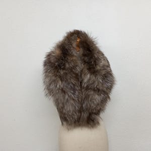 Crystal Fox fur collar, real fox fur collar.
