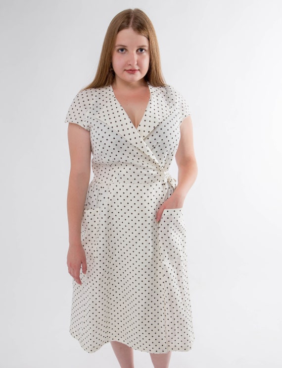 midi wrap dress short sleeve