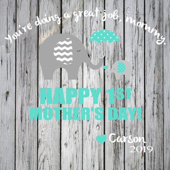 Download Happy 1st Mothers Day Svg Png And Studio 3 File Can Be Etsy
