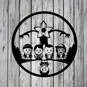 Understeboven Stranger Things svg, png och studiofil