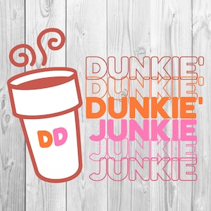 Dunkie Junkie svg-, png- en studio 3-bestanden