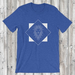 Short-Sleeve Unisex Lion T-Shirt, Men Lion T-Shirt, Women Lion T-Shirt, Lion Tee, Men Lion Tee, Women Lion Tee