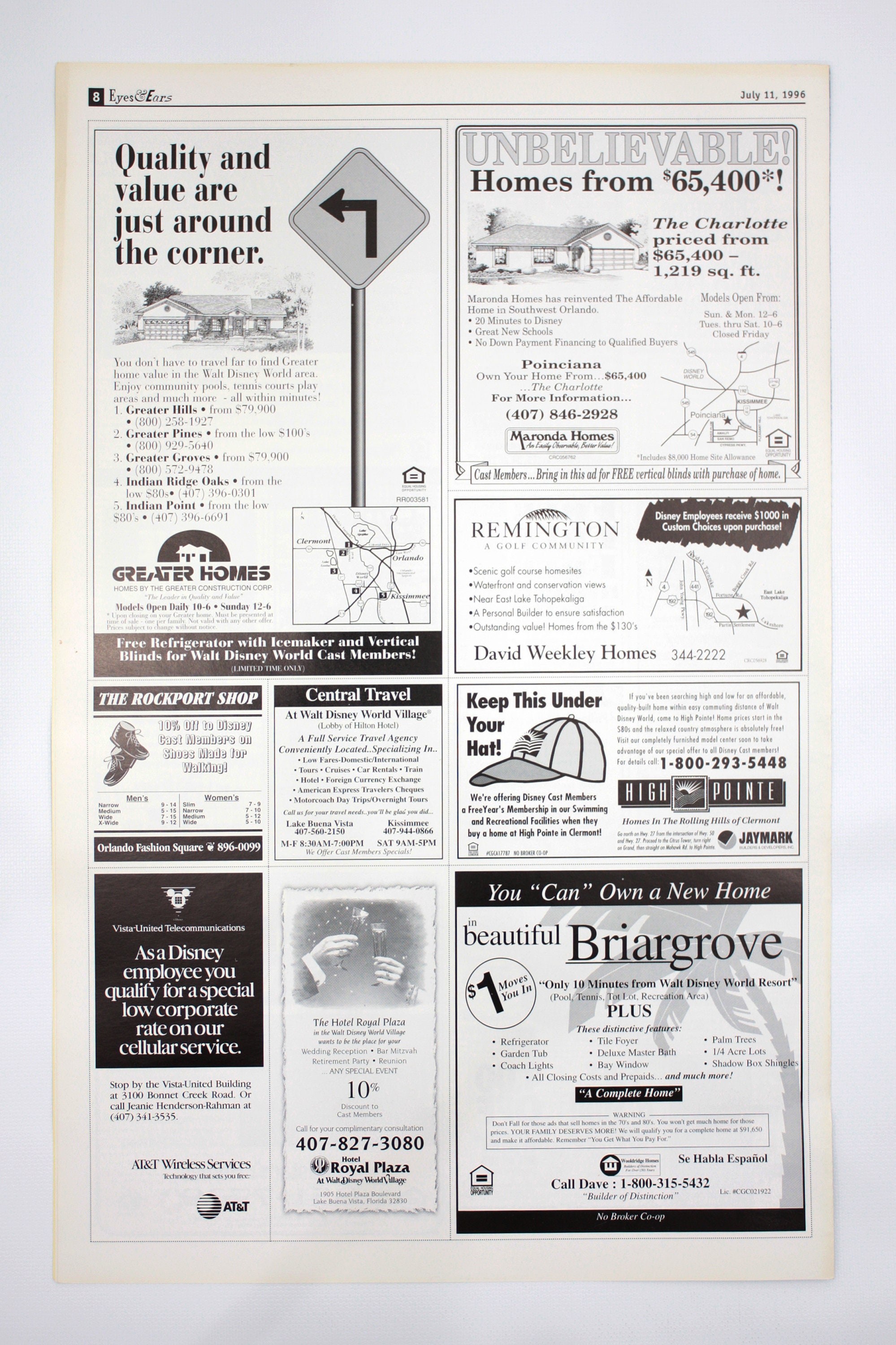 Disneys Boardwalk Eyes & Ears Cast Member Newspaper Full - Etsy
