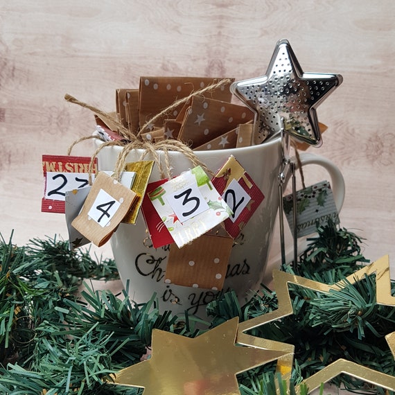 Pre-order Advent Calendar, Filled, Tea, Creative, Advent, Christmas, Gift, Santa Claus, Cup - Etsy pre-order-advent-calendar-filled-tea-creative-advent-christmas-gift-santa-claus-cup-etsy