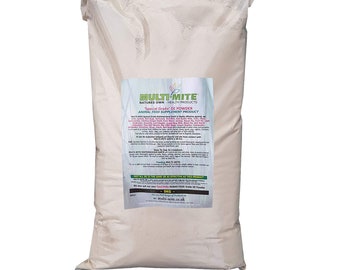 Multi Mite - 5KG Diatomaceous Earth FEED Grade Red Mite, Flea and ALL Mite Natural Wormer DE Powder