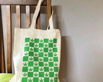 Hemp Tree Cotton Canvas Tote Bag, Made in Sydney