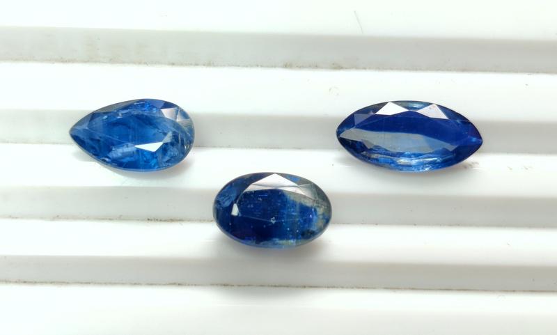 3pcs Bio Kyanite Lot Jewelry 14ct High Quality Natural Bio